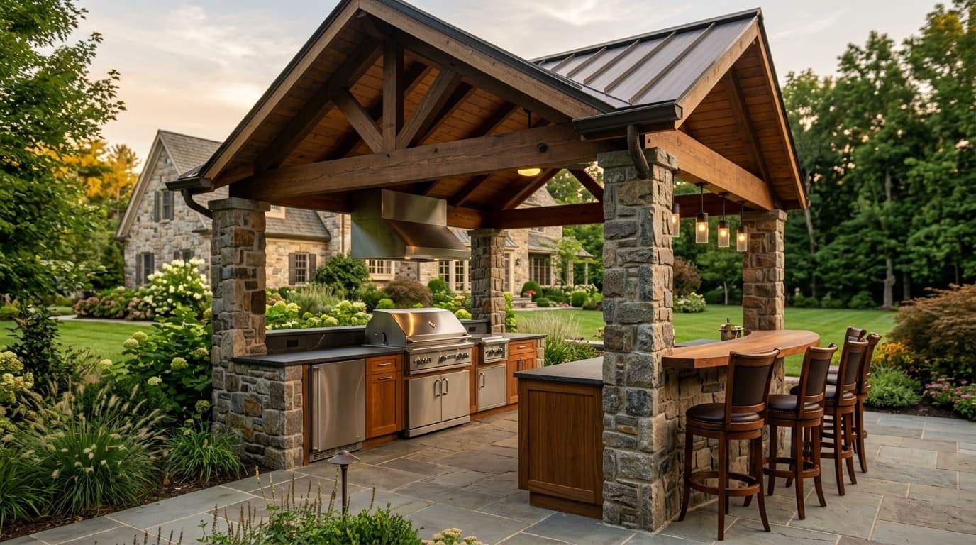 Outdoor Kitchen Pavilions