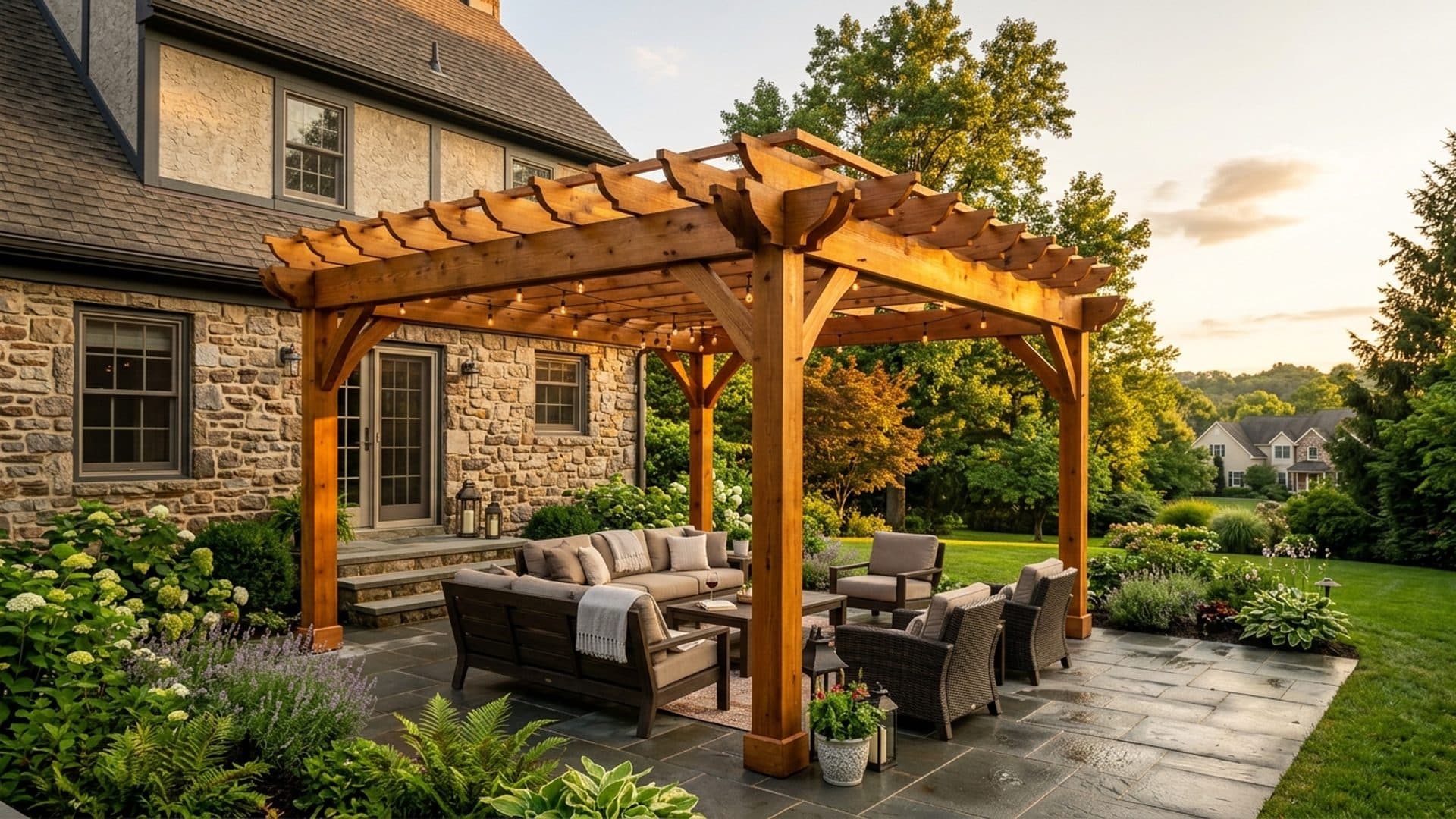 Custom pergola builder Chester County PA — JHL Pergolas