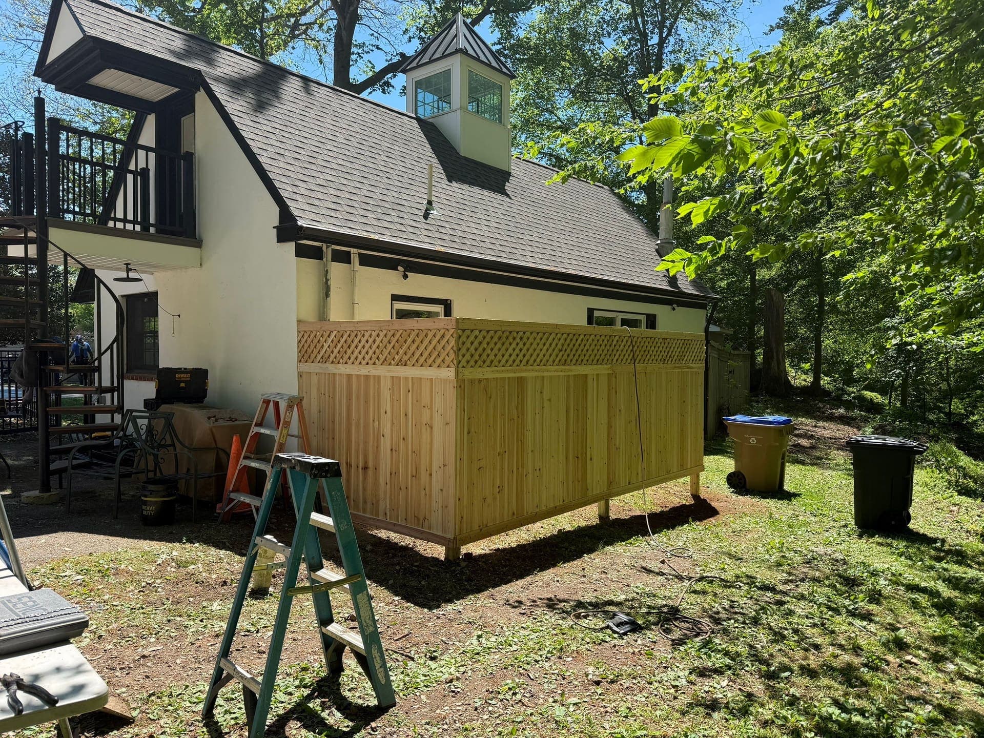 Custom cedar pavilion — JHL Pergolas Chester County — JHL Pergolas